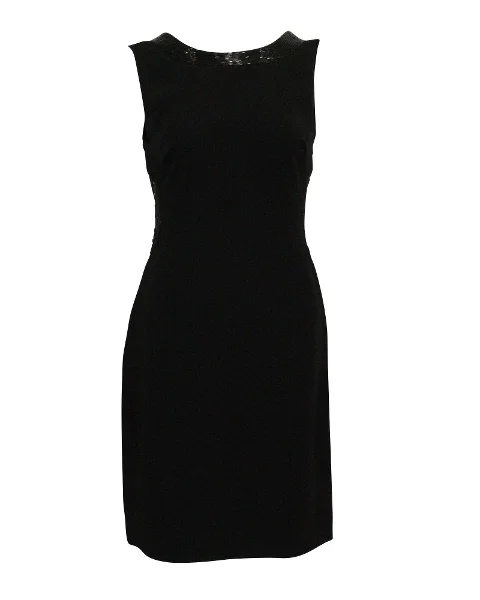 Black Fabric Diane Von Furstenberg Dress