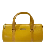 Yellow Leather Burberry Handbag