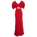 Red Tulle Alexander McQueen Dress