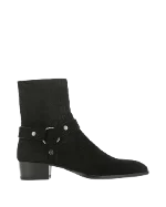 Black Suede Yves Saint Laurent Boots