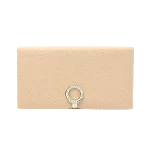 Beige Leather Bvlgari Wallet