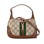 Beige Fabric Gucci Jackie