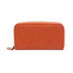 Orange Leather Bottega Veneta Wallet