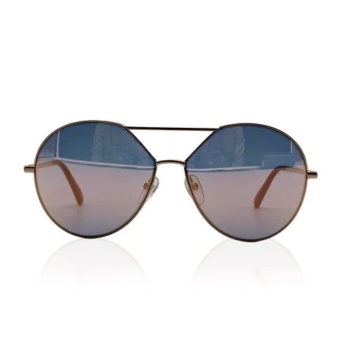 Blue Metal Web Sunglasses