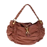 Brown Leather Bally Handbag