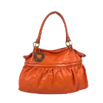 Orange Leather Fendi Shoulder Bag