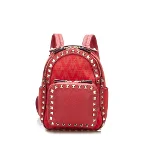 Red Fabric Valentino Backpack