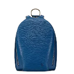 Blue Leather Louis Vuitton Mabillon