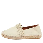 Beige Leather Valentino Espadrilles