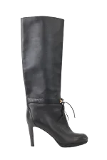 Black Leather Sergio Rossi Boots