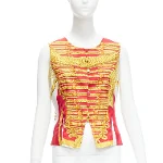 Red Silk Hermès Vest