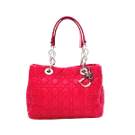 Red Leather Dior Tote