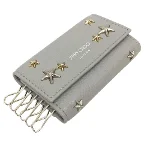 Grey Leather Jimmy Choo Key Holder