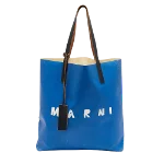 Blue Leather Marni Tote