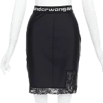 Black Fabric Alexander Wang Skirt