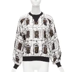 White Silk Louis Vuitton Sweater