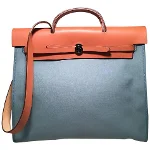 Blue Leather Hermès Briefcase