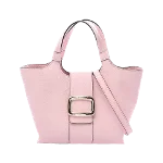 Pink Leather Roger Vivier Tote