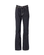 Black Cotton Yves Saint Laurent Jeans