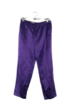 Purple Cotton Dries Van Noten Pants