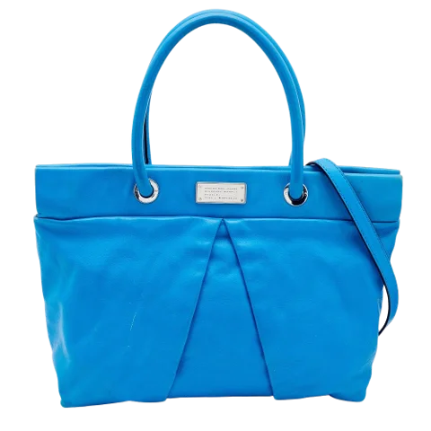 Blue Leather Marc Jacobs Shoulder Bag