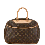 Brown Canvas Louis Vuitton Deauville 