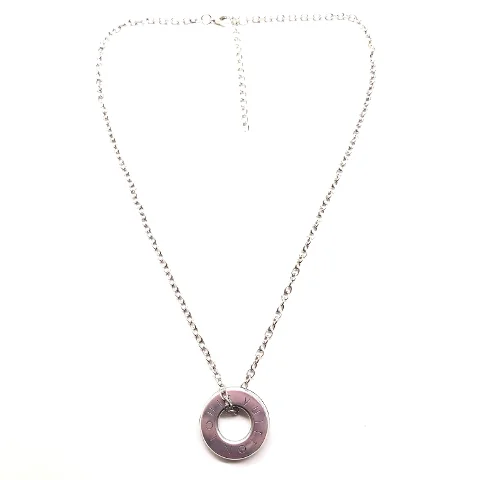 Silver Stainless Steel Louis Vuitton Necklace