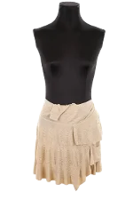 Beige Polyester Plein Sud Skirt