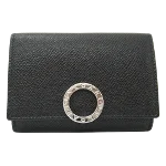 Black Leather Bvlgari Wallet