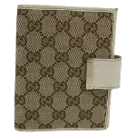 Beige Canvas Gucci Agenda