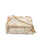 Beige Leather Dolce & Gabbana Crossbody Bag