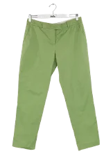 Green Cotton Missoni Pants