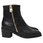 Black Leather Chanel Boots