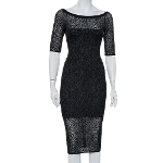 Black Knit Alexandre Vauthier Dress