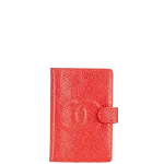 Red Leather Chanel Agenda