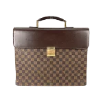 Brown Canvas Louis Vuitton Briefcase