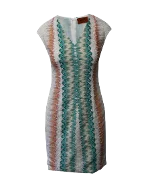 Multicolor Fabric Missoni Dress