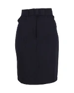 Navy Fabric Jil Sander Skirt