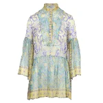 Multicolor Silk Blumarine Top