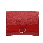 Red Leather Louis Vuitton Wallet