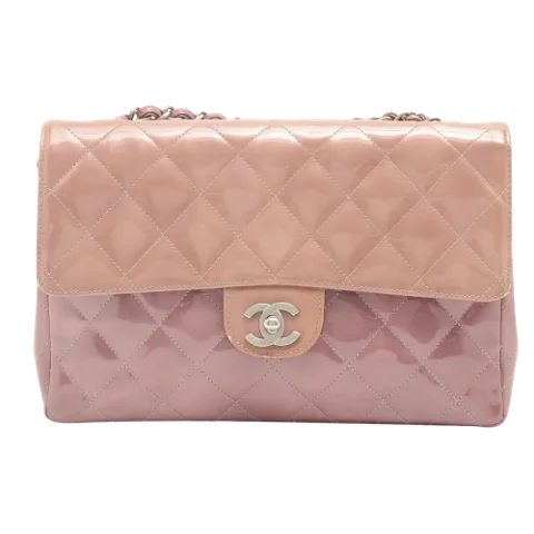 Pink Leather Chanel Flap Bag