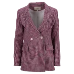 Pink Cotton Maje Blazer