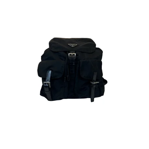 Black Nylon Prada Backpack