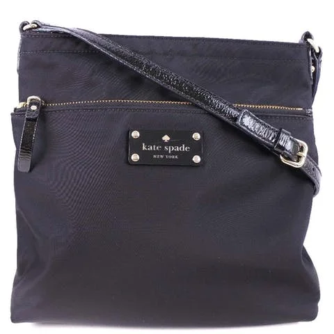 Black Fabric Kate Spade Handbag