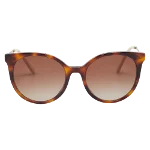 Brown Plastic Valentino Sunglasses