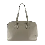 Grey Leather Furla Tote