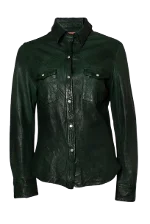 Green Leather Lee Shirt