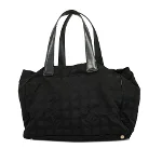 Black Nylon Chanel Travel Bag