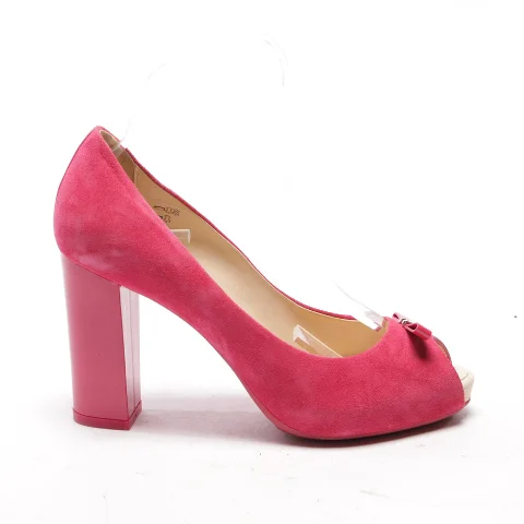 Pink Leather Hogan Heels