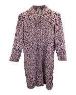 Pink Wool Missoni Coat